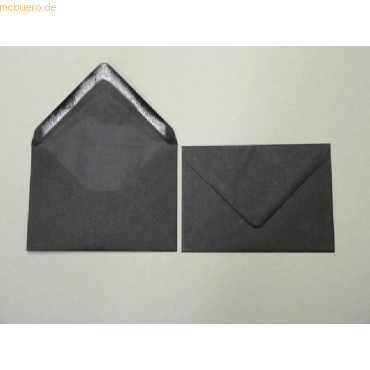 Blanke Briefumschläge C6 100g/qm gummiert VE=100 Stück schwarz Blanke Briefumschläge C6 100g/qm gummiert VE=100 Stück schwarz von Blanke