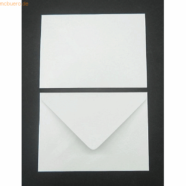 Blanke Briefumschläge C6 100g/qm gummiert VE=100 Stück weiß Blanke Briefumschläge C6 100g/qm gummiert VE=100 Stück weiß von Blanke