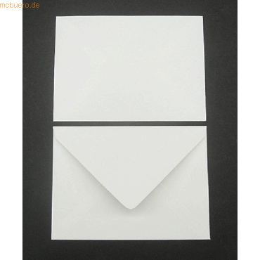 Blanke Briefumschläge C6 100g/qm gummiert VE=100 Stück weiß Blanke Briefumschläge C6 100g/qm gummiert VE=100 Stück weiß von Blanke