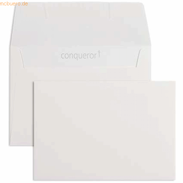 Blanke Briefumschläge Conqueror Texture C6 120g/qm haftklebend VE=500 von Blanke