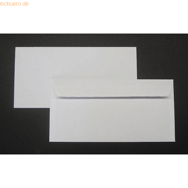 Blanke Briefumschläge DIN C6/5 100g/qm haftklebend VE=500 Stück weiß von Blanke