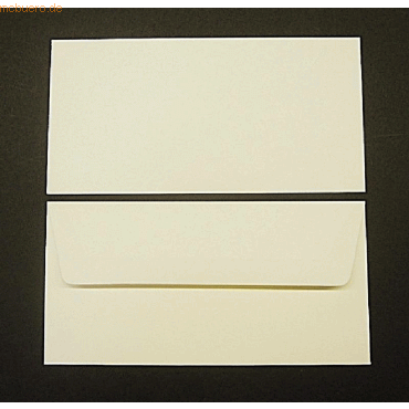 Blanke Briefumschläge DINlang 100g/qm gummiert VE=100 Stück ivory Blanke Briefumschläge DINlang 100g/qm gummiert VE=100 Stück ivory von Blanke