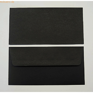 Blanke Briefumschläge DINlang 100g/qm gummiert VE=100 Stück schwarz Blanke Briefumschläge DINlang 100g/qm gummiert VE=100 Stück schwarz von Blanke