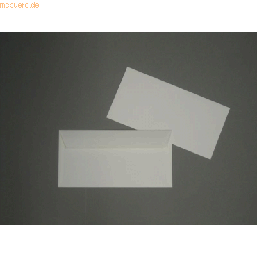 Blanke Briefumschläge DINlang 120g/qm haftklebend VE=250 Stück creme von Blanke