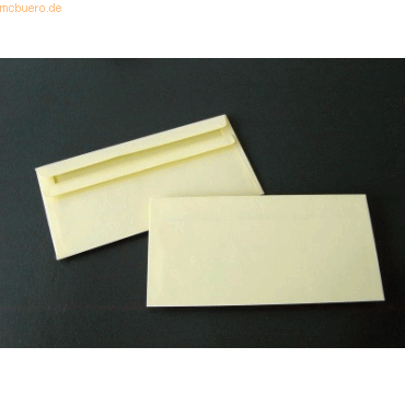 Blanke Briefumschläge DINlang 80g/qm selbstklebend VE=1000 Stück chamo von Blanke