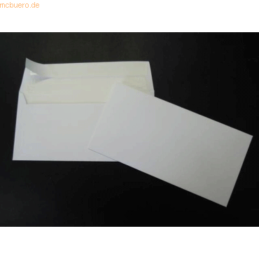Blanke Briefumschläge DINlang 90g/qm haftklebend VE=500 Stück weiß Blanke Briefumschläge DINlang 90g/qm haftklebend VE=500 Stück weiß von Blanke