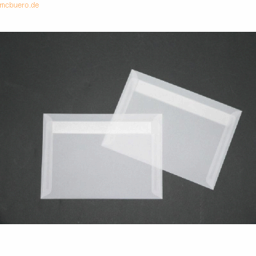 Blanke Briefumschläge Offset C5 100g/qm HK transparent-weiß VE=100 Stü von Blanke