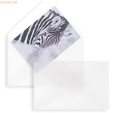 Blanke Briefumschläge Offset transparent 62x98mm 90g/qm NK VE=100 Stüc Blanke Briefumschläge Offset transparent 62x98mm 90g/qm NK VE=100 Stüc von Blanke