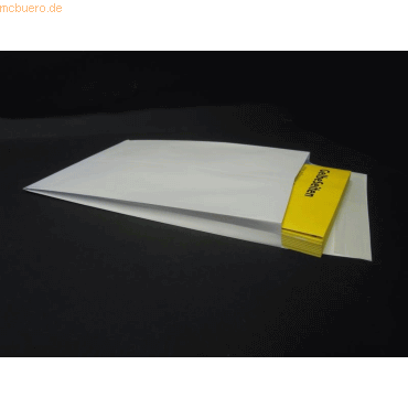 Blanke Faltentaschen EnURO 250x352x25mm B4 125g/qm HK VE=125 Stück wei von Blanke