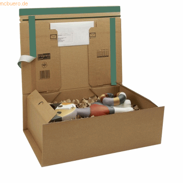 Blanke Faltkartons braun 305x383x130mm Wellpappe Haftklebung VE=20 Stü Blanke Faltkartons braun 305x383x130mm Wellpappe Haftklebung VE=20 Stü von Blanke