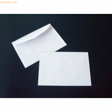 Blanke Kuvertierhüllen 125x176mm (DIN B6) 80g/qm gummiert VE=1000 Stüc von Blanke