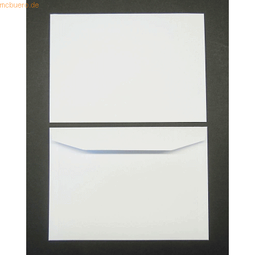 Blanke Kuvertierhüllen C5 110g/qm gummiert VE=500 Stück weiß Blanke Kuvertierhüllen C5 110g/qm gummiert VE=500 Stück weiß von Blanke