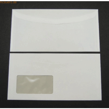 Blanke Kuvertierhüllen DIN C6/5 80g/qm gummiert Fenster VE=1000 Stück Blanke Kuvertierhüllen DIN C6/5 80g/qm gummiert Fenster VE=1000 Stück von Blanke
