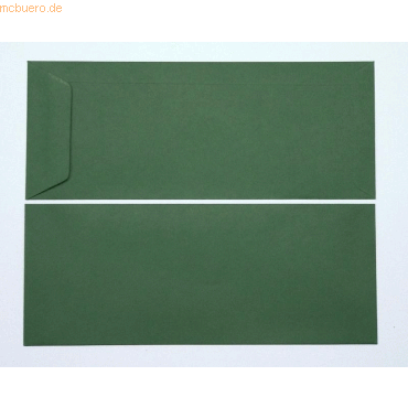 Blanke Versandtaschen 125x312mm 120g/qm gummiert VE=100 Stück tannengr von Blanke