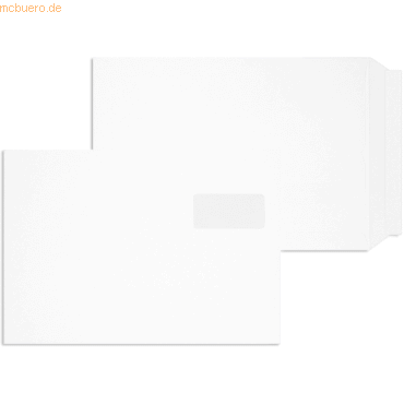 Blanke Versandtaschen B4 120g/qm HK Sonderfenster VE=250 Stück weiß von Blanke