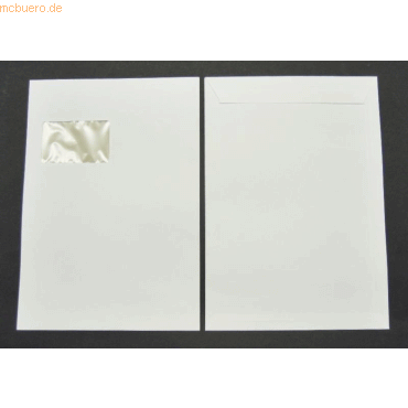Blanke Versandtaschen C4 120g/qm haftklebend Fenster VE=250 Stück weiß Blanke Versandtaschen C4 120g/qm haftklebend Fenster VE=250 Stück weiß von Blanke