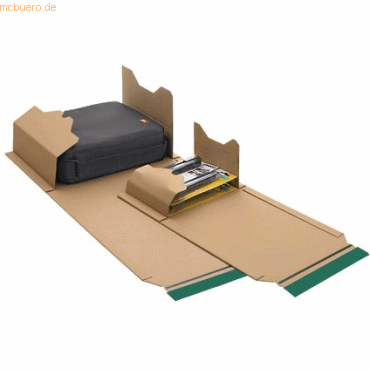 Blanke Wickelkartons braun 193x326x92mm Wellpappe Haftklebung VE=20 St Blanke Wickelkartons braun 193x326x92mm Wellpappe Haftklebung VE=20 St von Blanke