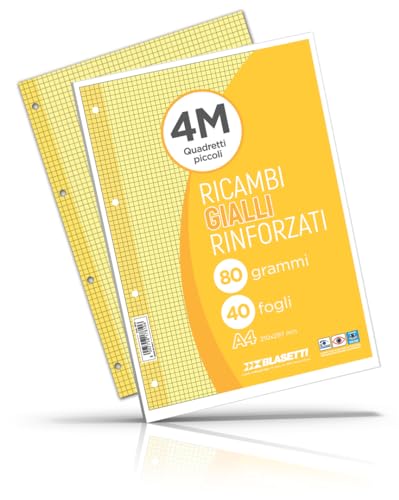 BLASETTI Modell RICAMBI RINF A4 GIALLI 80 GR 40F 4M von Blasetti