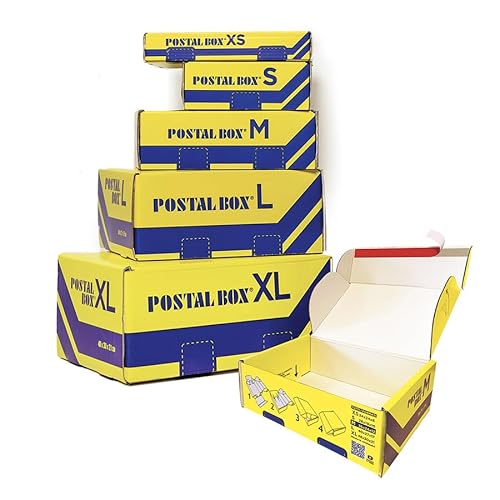 BLASETTI - Versandkartons Postalbox M - Packung mit 10 Stück à 32 x 24 x 6 cm. Ideal zum Versand und zum Schutz von Gegenständen von Blasetti