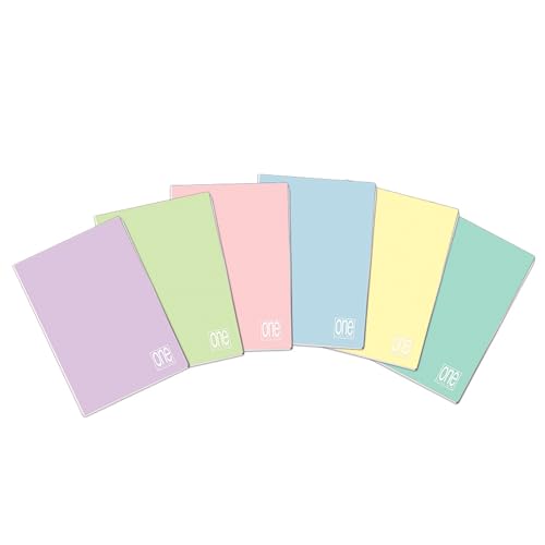 Blasetti - 10 Maxi-Hefte One Color PASTELL mit Jolly Page - Karierte Seiten 4M von Blasetti
