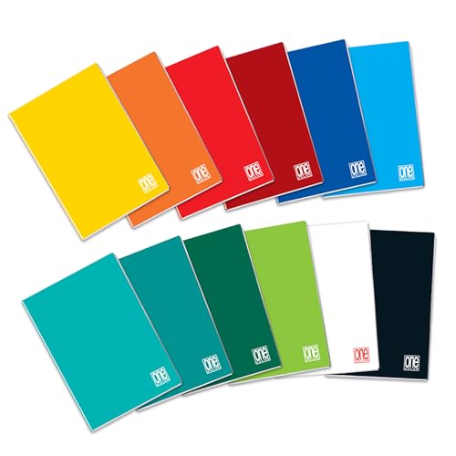 Blasetti - 10 Maxi-Notizbücher One Color mit JOLLY PAGE - Kariert 10F von Blasetti