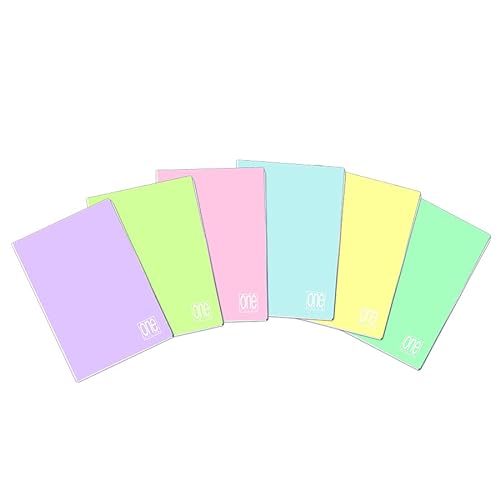 Blasetti - 10 Maxi-Notizbücher One Pastellfarbe mit Jolly Page - Kariert 0Q von Blasetti