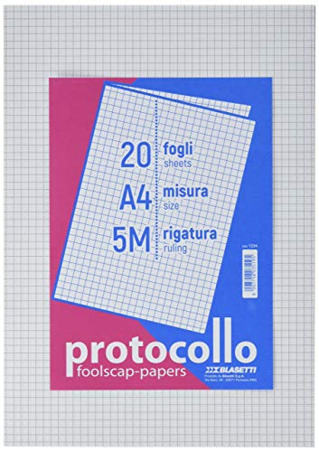 blasetti FOGLI protocollo 21 x 29,7 cm 5 m – Schreiben Notebooks von Blasetti