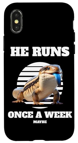 Blue Zungen Skink Besitzer Hülle für iPhone X/XS von Blaue Zungen Skink zubehör