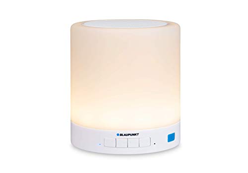 BLAUPUNKT BTL 100 Bluetooth Lautsprecher mit LED Ambiente-Licht für kabelloses TV/PC/Handy-Streaming weiß von Blaupunkt