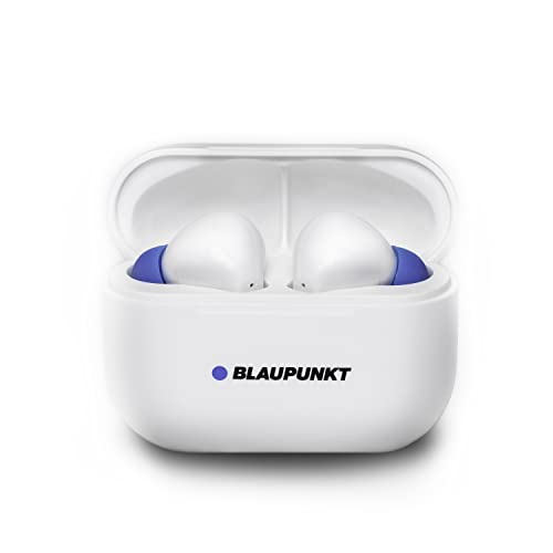 BLAUPUNKT TWS 20 In-Ear Kopfhörer mit True Wireless Stereo - Bluetooth Kopfhörer mit Touch-Control-Technologie, ideal geeignet für Sport, perfekter Halt, USB-C Anschluss, mit Ladeschale, weiß von Blaupunkt