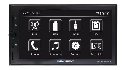 Blaupunkt Amsterdam 290 BT | 6.8'' Touchscreen, Bluetooth-Freisprecheinrichtung, Mirror Mode, USB, SDHC,2002018000006 von Blaupunkt