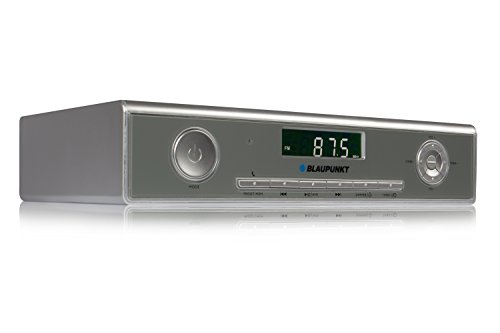 Blaupunkt Audio KRB 20 SV. Unterbaufähiges Küchenradio mit Bluetooth und integriertem Standfuß; Silber von Blaupunkt