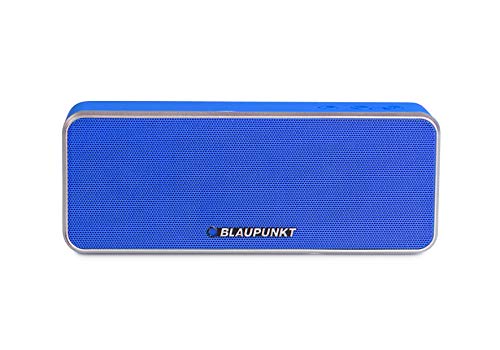 Blaupunkt BT 6 BL Bluetooth Lautsprecher mit Mikrofon, Freisprecheinrichtung, eingebauter Akku für MP3 blau von Blaupunkt