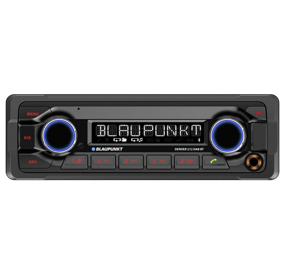 Blaupunkt Blaupunkt Denver 212 DAB BT Autoradio Anschluss für Lenkradfernbedienu Autoradio von Blaupunkt