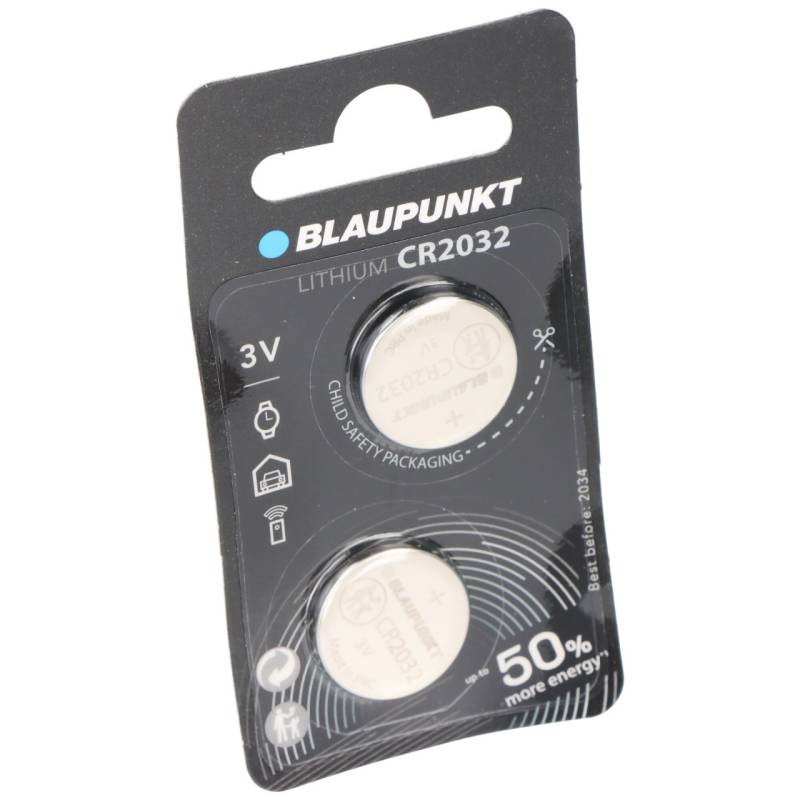 Blaupunkt CR2032 Lithium Batterie 3V 2er-Pack von Blaupunkt
