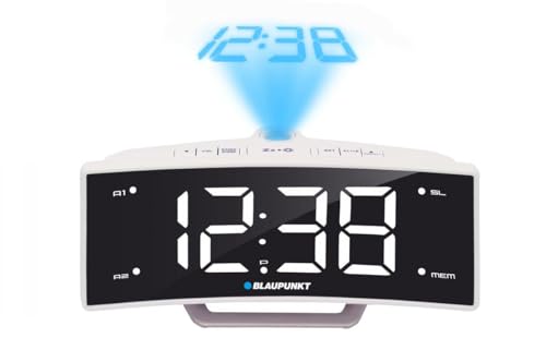 Blaupunkt CRP7WH Radiogerät mit Projektor Uhrenradio LCD Radio Wecker von Blaupunkt