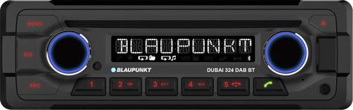 Blaupunkt DUBAI-324 DABBT Autoradio DAB+ Tuner, Bluetooth®-Freisprecheinrichtung, Anschluss für Le von Blaupunkt