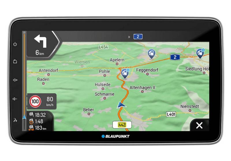 Blaupunkt HAMBURG 948 DAB 1-DIN Multimedia Navigationssystem Autoradio von Blaupunkt