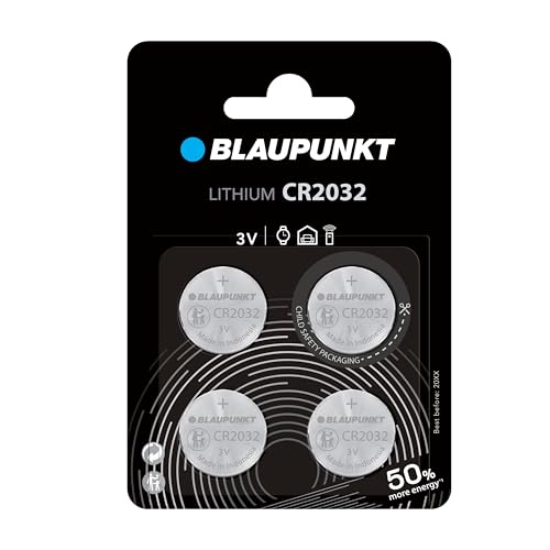 Blaupunkt Lithium Coin CR2032 Knopfzelle 4 Stück im Blister von Blaupunkt