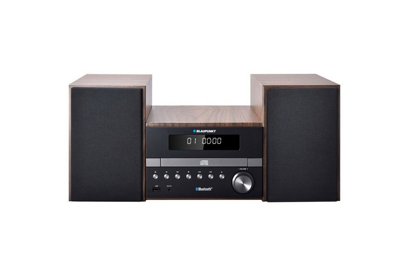 Blaupunkt MS46BT Stereoanlage (UKW mit RDS, 100,00 W, Mikro-HiFi System Stereoanlage mit Bluetooth) von Blaupunkt