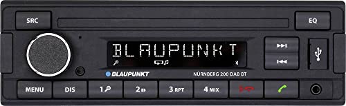 Blaupunkt Nürnberg 200 DAB BT, 1-DIN Autoradio, DAB+, Bluetooht, Freisprecheinrichtung, USB, AUX-Eingang, 200W von Blaupunkt