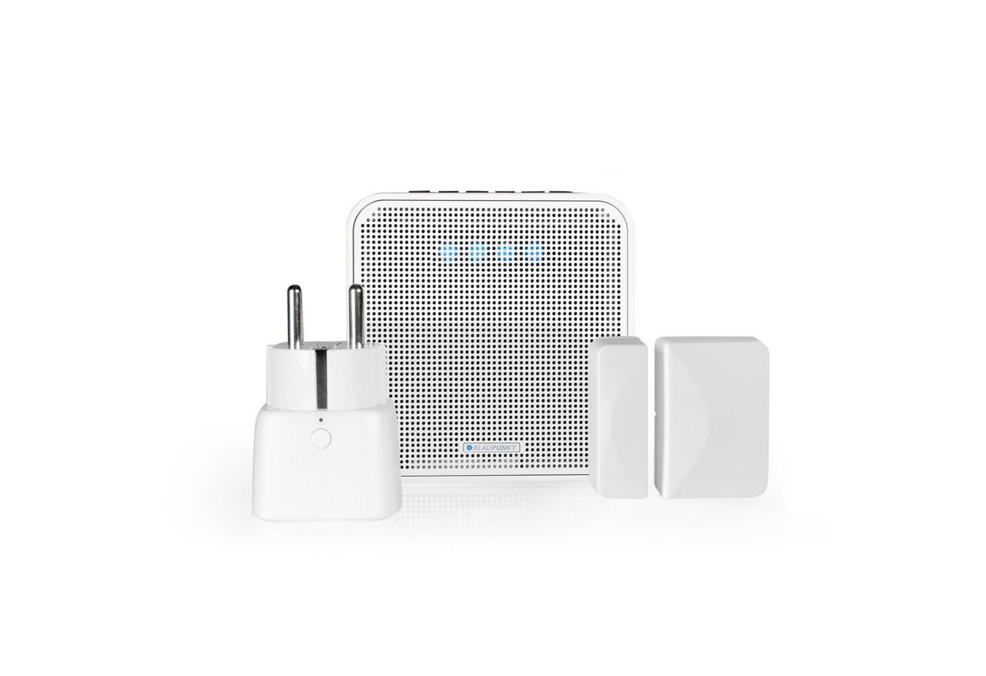 Blaupunkt SHS 100 (Smart Home Set) Sprachgesteuerter Lautsprecher (2 W, Zigbee Gateway integriert, WLAN und Bluetooth, Alexa integriert, Online) von Blaupunkt