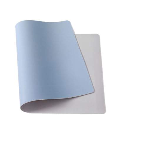 Blausky 1 Stück 21x25cm Zweifarbig Mauspad,Gaming-Mauspad Wasserdicht und Rutschfester Mausmatte aus PU-Leder Tischunterlage für Büro Arbeit Gaming Studium Zuhause,Himmelblau + Silber Blausky 1 Stück 21x25cm Zweifarbig Mauspad,Gaming-Mauspad Wasserdicht und Rutschfester Mausmatte aus PU-Leder Tischunterlage für Büro Arbeit Gaming Studium Zuhause,Himmelblau + Silber von Blausky