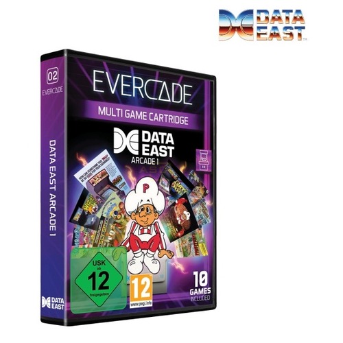 Evercade Data East Arcade Collection 1      Cartridge von Blaze Entertainment