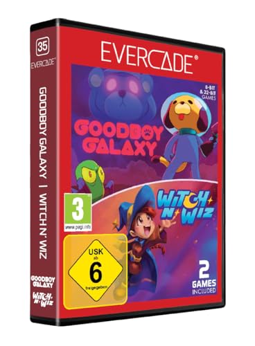 Blaze Evercade Goodboy Galaxy/Witch n Wiz Cartridge von Blaze Entertainment