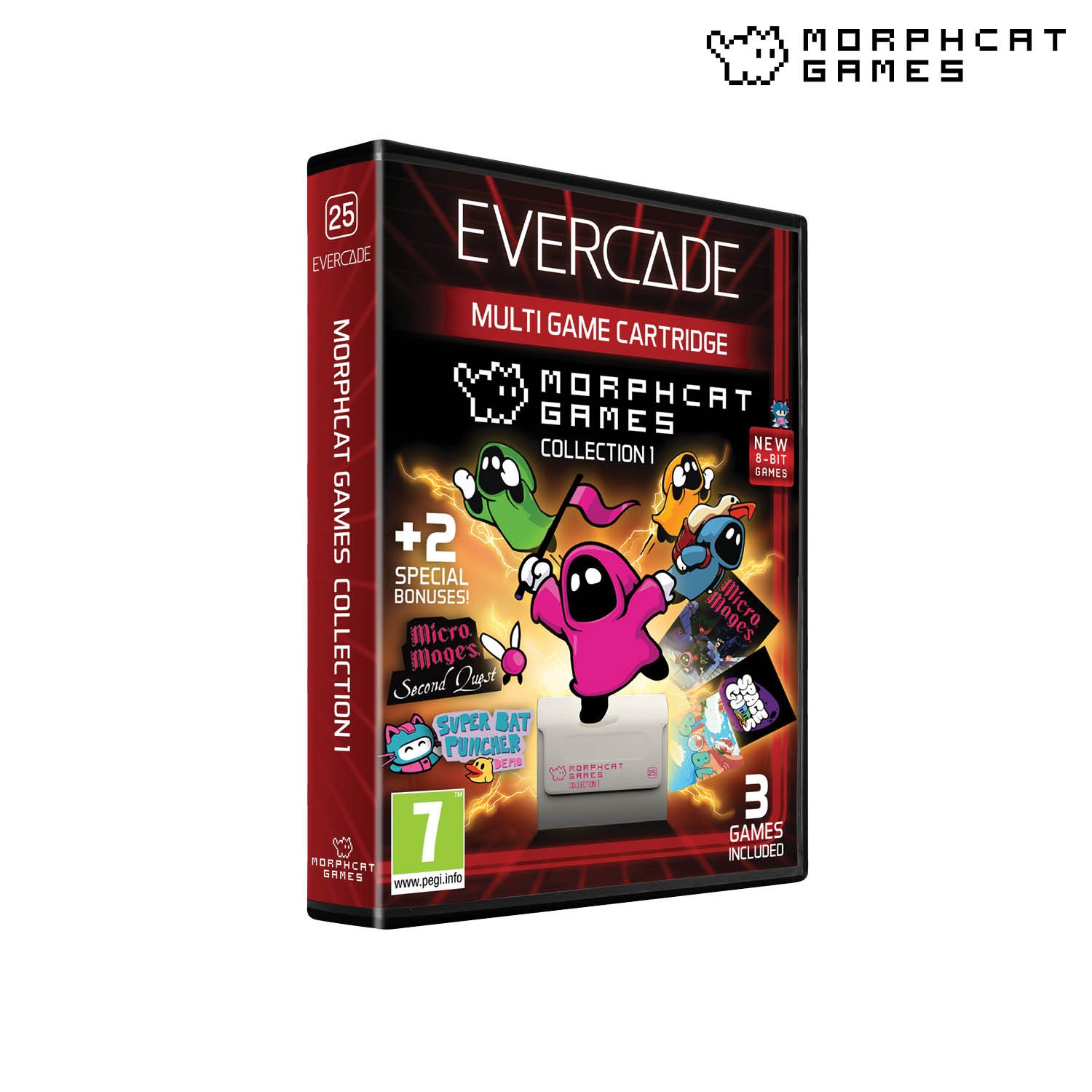 BLAZE EVERCADE Morphcat Cartridge 1 BLAZE EVERCADE Morphcat Cartridge 1 von Blaze Evercade