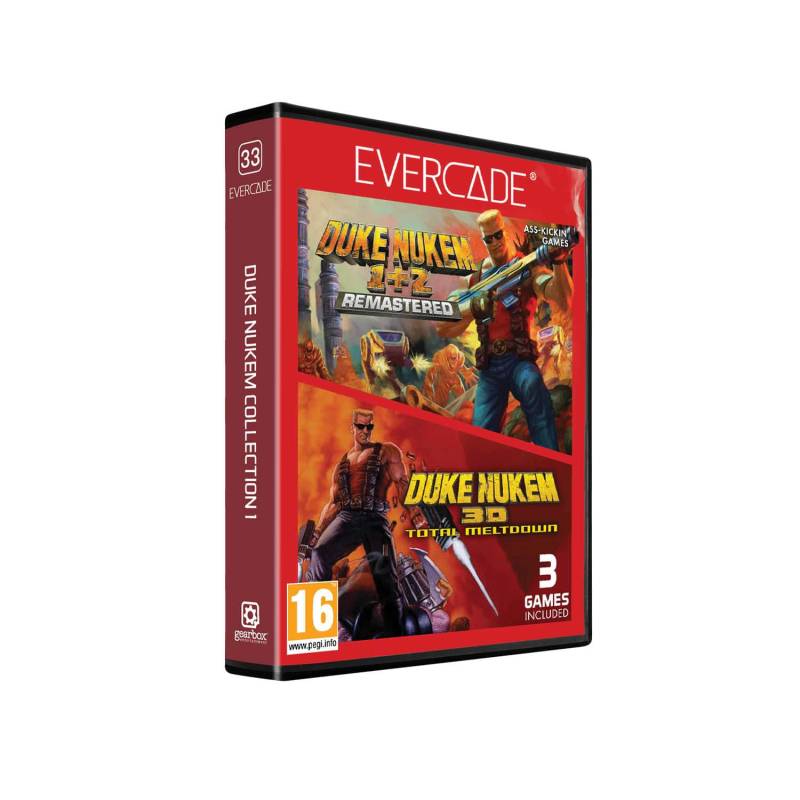 BLAZE Evercade Red Cart 33– Duke Nukem Col. 1 von Blaze Evercade