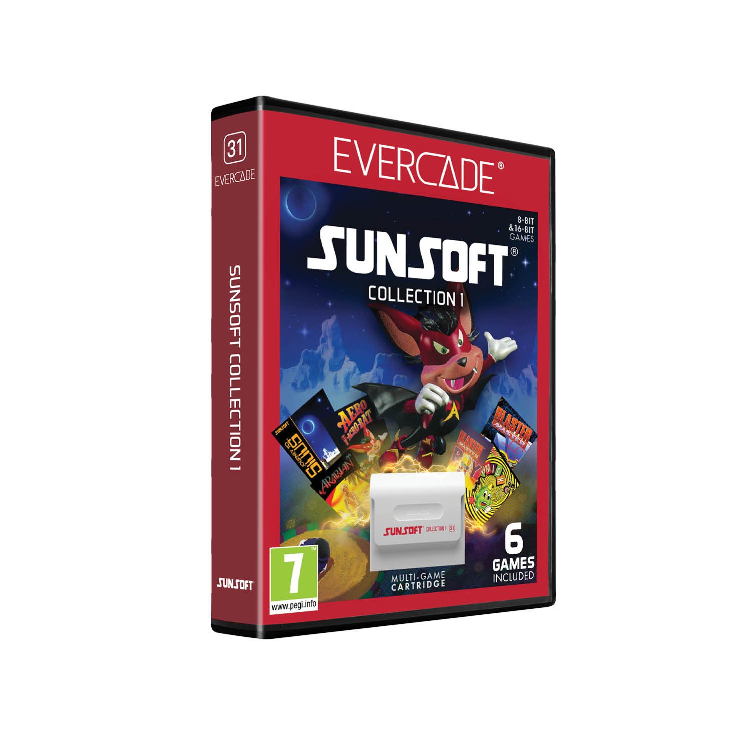 BLAZE Evercade Sunsoft Collection 1 BLAZE Evercade Sunsoft Collection 1 von Blaze Evercade