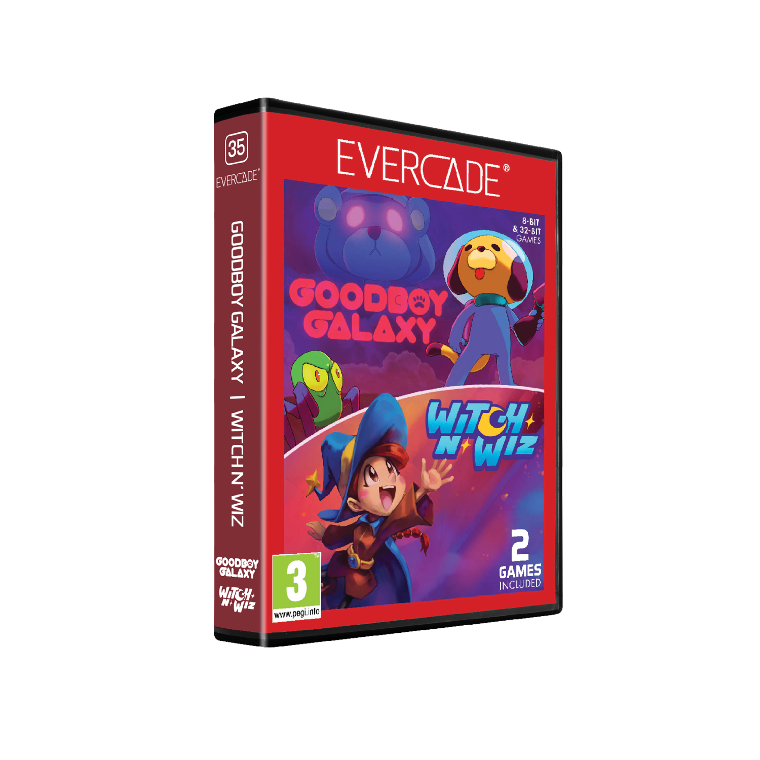 Blaze Evercade Goodboy Galaxy/Witch n'Wiz Blaze Evercade Goodboy Galaxy/Witch n'Wiz von Blaze Evercade