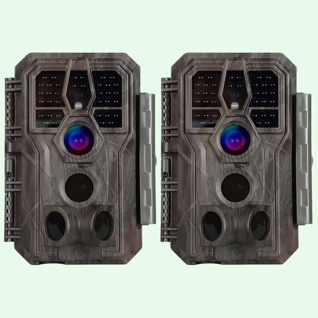 2-tlg. Wildkamera 32MP 1296p mit Audio und Bewegungsmelder Nachtsicht Max. Entfernung bis 100 Füße, 0,1s Trigger Geschwindigkeit , IP66 Wasserdichter | A280 2-tlg. Wildkamera 32MP 1296p mit Audio und Bewegungsmelder Nachtsicht Max. Entfernung bis 100 Füße, 0,1s Trigger Geschwindigkeit , IP66 Wasserdichter | A280 von BlazeVideo